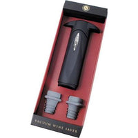 Corkpops 00901 Nicholas Collection Vacuum Wine Saver With 2 Stoppers