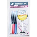 Corkpops 20777 Wine Glass Pens-Red, White & Blue