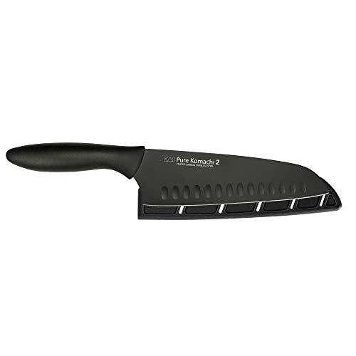 Pure Komachi 2 Hollow-Ground 6.5" Santoku Knife with Sheath