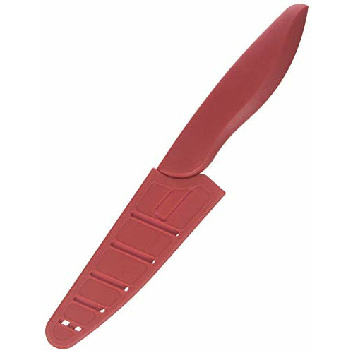 KAI Pure Komachi 2 Red 4 Inch Tomato Knife