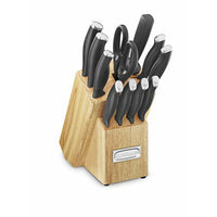 Cuisinart C77SSB-12P Colorpro Knife Block Set, Black