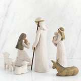 Willow Tree Nativity, Sculpted Hand-Painted Nativity Figures, 6-Piece Set