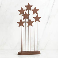 Willow Tree Metal Star Backdrop, Hand-Painted Nativity Accessory