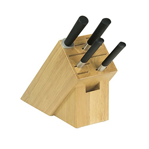 Wasabi WBS0500 kai Wasabi Black 5-Piece Knife Block Set, Silver, One Size