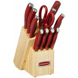 Cuisinart C77SSB-12P Colorpro Knife Block Set, Black