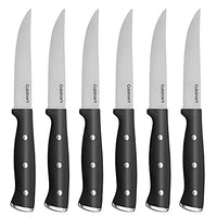 Cuisinart Triple Rivet Steak Knife Set, Black (6-Piece)