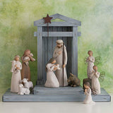 Willow Tree Nativity, Sculpted Hand-Painted Nativity Figures, 6-Piece Set