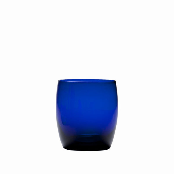 D&V Glass Gala Collection Short Beverage/Cocktail Glass 15 Ounce, Cobalt