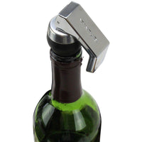 Vinturi Reusable Air Tight Silicone Wine Stopper, Silver