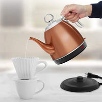 Chantal ELSL37-03M CP Mia Electric Kettle, 32 oz, Copper