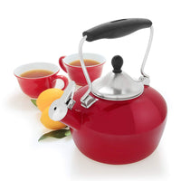 Chantal 37-CAT RA Catherine Teakettle, 1.8 quart, Apple Red