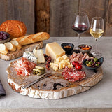 D&V Serveware Petrified Wood Platter - 20 inches