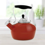 Chantal 37-CAT CB Catherine Teakettle, 1.8 quart, Cinnabar