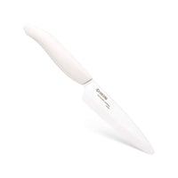 Kyocera Advanced Ceramic Revolution Series 4.5-inch Utility Knife, Red Handle, White Blade