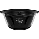 West Bend 82707B Stir Crazy Electric Hot Oil Popcorn Popper Machine with Stirring Rod with Improved Butter Melting Offers Large Lid for Serving Bowl and Convenient Storage, 6-Quart, Black