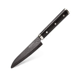 Kyocera KTN-110-HIP Advanced Ceramic Premier Elite Series 4.5" Utility Knife Pakka Wood Handle-Black Blade