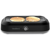 West Bend 87905B Large Capacity Non-stick Versatility Cooker with 5 Different Temperature Control Settings Dishwasher Safe Includes a Travel Lid, 5 quart, Blue