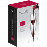 Vinturi Reserve Essential Red Wine Aerator Includes No Drip Stand, White