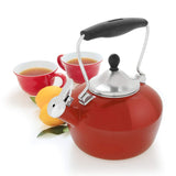 Chantal 37-CAT CB Catherine Teakettle, 1.8 quart, Cinnabar