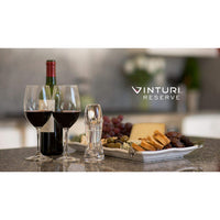 Vinturi Reserve Essential Red Wine Aerator Includes No Drip Stand, White