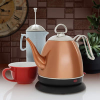 Chantal ELSL37-03M CP Mia Electric Kettle, 32 oz, Copper