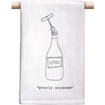 CorkPops 77730 "Poorly Screwed" Bar Towel