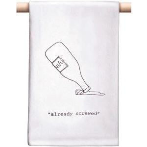 CorkPops 77750 "Already Screwed" Bar Towel