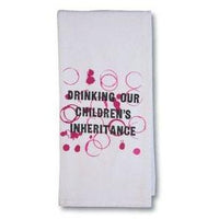 CorkPops 77790 "Drinking Our Children's Inheritance" Bar Towel