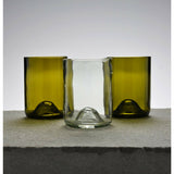 D&V Glass Vintage Collection, Short Beverage/Cocktail Glass, 12-Ounce, Olive Green