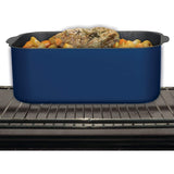 West Bend 87905B Large Capacity Non-stick Versatility Cooker with 5 Different Temperature Control Settings Dishwasher Safe Includes a Travel Lid, 5 quart, Blue