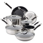 Circulon Momentum Stainless Steel Nonstick 11-Piece Cookware Set