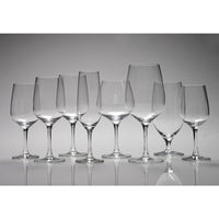 D&V Valore Lead Free, Break-Resistant, European Crystal Glass, 17 Ounce, Set of 6