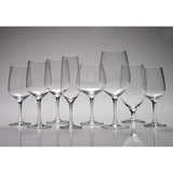 D&V Valore Lead Free, Break-Resistant, European Crystal Glass, 17 Ounce, Set of 6