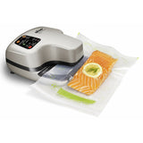 Oliso Pro VS95A (Silver) Smart Vacuum Sealer Starter Kit