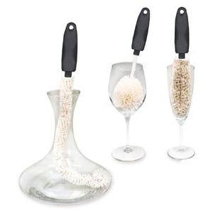 CorkPops 86000 Wine Brush Cleaning Trio