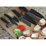 Miracle Blade World Class Series Black 7-piece Ceramic Knife Set