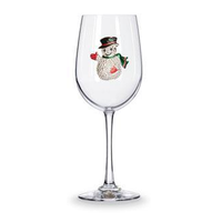 Corkpops 0900-007-100 Snowman Stemmed