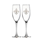 Corkpops 0400-001-601 Diamond Fluer De Lis Champagne - Double