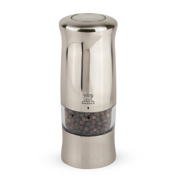 Peugeot 24079 Zeli Electric 5.9 Inch Pepper Mill, Brushed Chrome