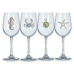 Corkpops 02323 Coastal Creatures, 3 Seahorse, 3 Blue Crab, 3 Turtle, 3 Starfish, stemmed