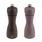 Peugeot Tahiti DUO Winter Salt and Pepper Mills Set 15cm - 6". 2 Shades of Chestnut Brown