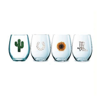 Corkpops 02727 Western Outdoor Collection, stemmed 3 cactus, 3 Horseshoes, 3 Boots, 3 Sunflowers