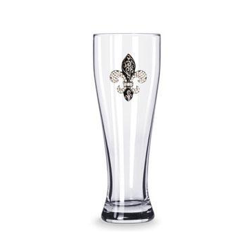 Corkpops 0400-003-300 Silver Swirl Flleur De Lis Pilsner