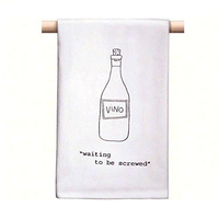 CorkPops 77720 "Waiting To Be Screwed" Bar Towel