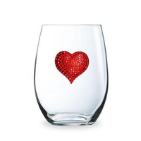 Corkpops 0900-009-200 Red Heart Stemless