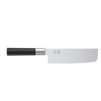 Kai 6716N Wasabi Black Nakiri Knife, 6-1/2-Inch