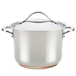 ANOLON 6.5-QT. Covered Stockpot, Stainless Steel