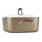 ANOLON 7-QT. Covered Square Dutch Oven, Bronze