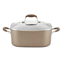 ANOLON 7-QT. Covered Square Dutch Oven, Bronze