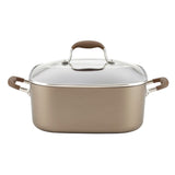 ANOLON 7-QT. Covered Square Dutch Oven, Bronze